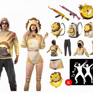 배그 스킨코드 rash메가 세트 이미지