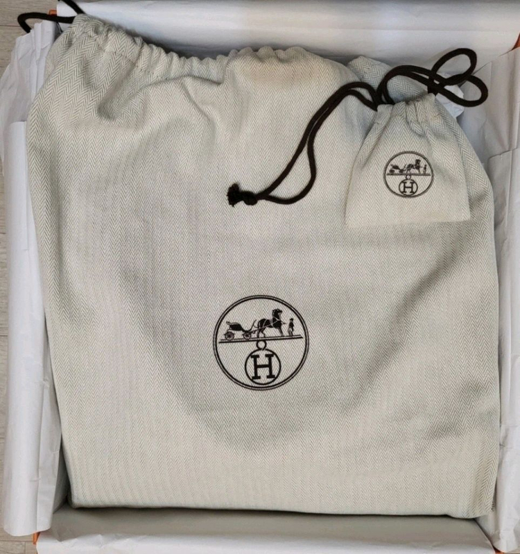 에르메스 에르백 31 PM 오렌지메카노 포브 금장--5