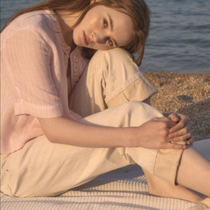 한섬 24ss sjsj 트위드 반팔 자켓 55