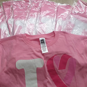 연핑크 단체 줌바웨어 줌바티 프리사이즈 파티용 10장 일괄