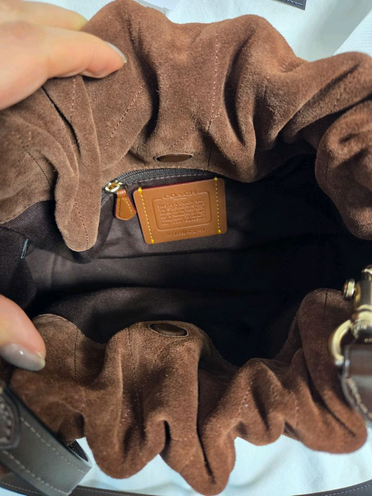 정품 코치)스웨이드 가방_새상품--3