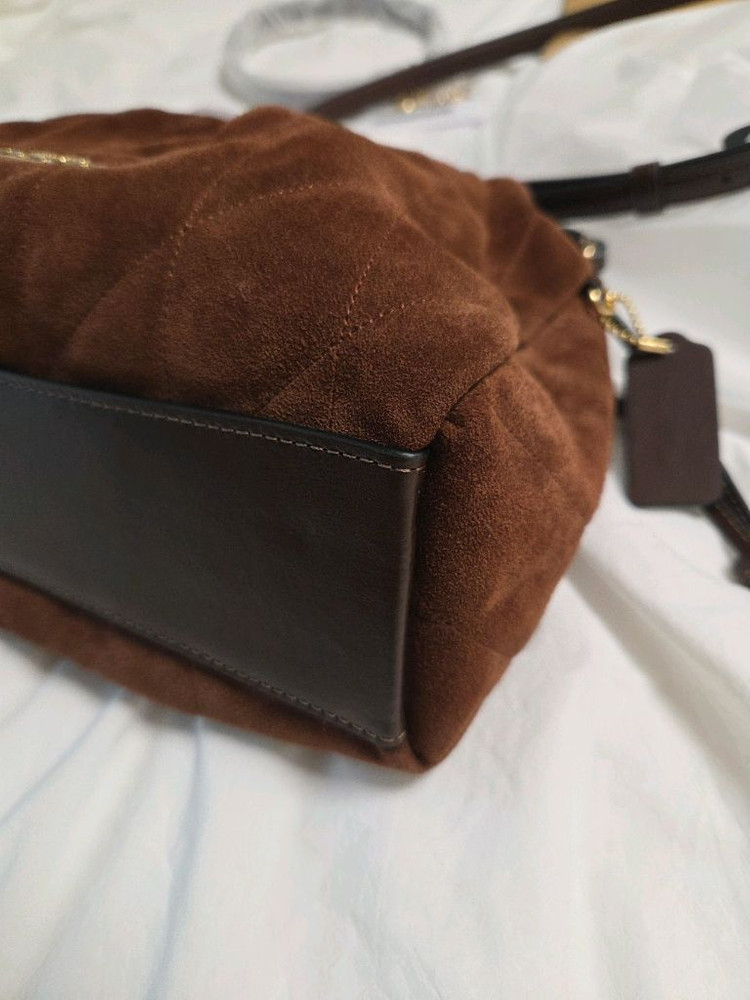 정품 코치)스웨이드 가방_새상품--4