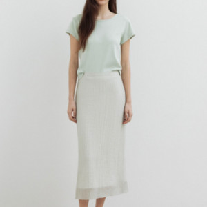 sie 시에 클레르 레이어드 스커트 민트 새상품 이미지
