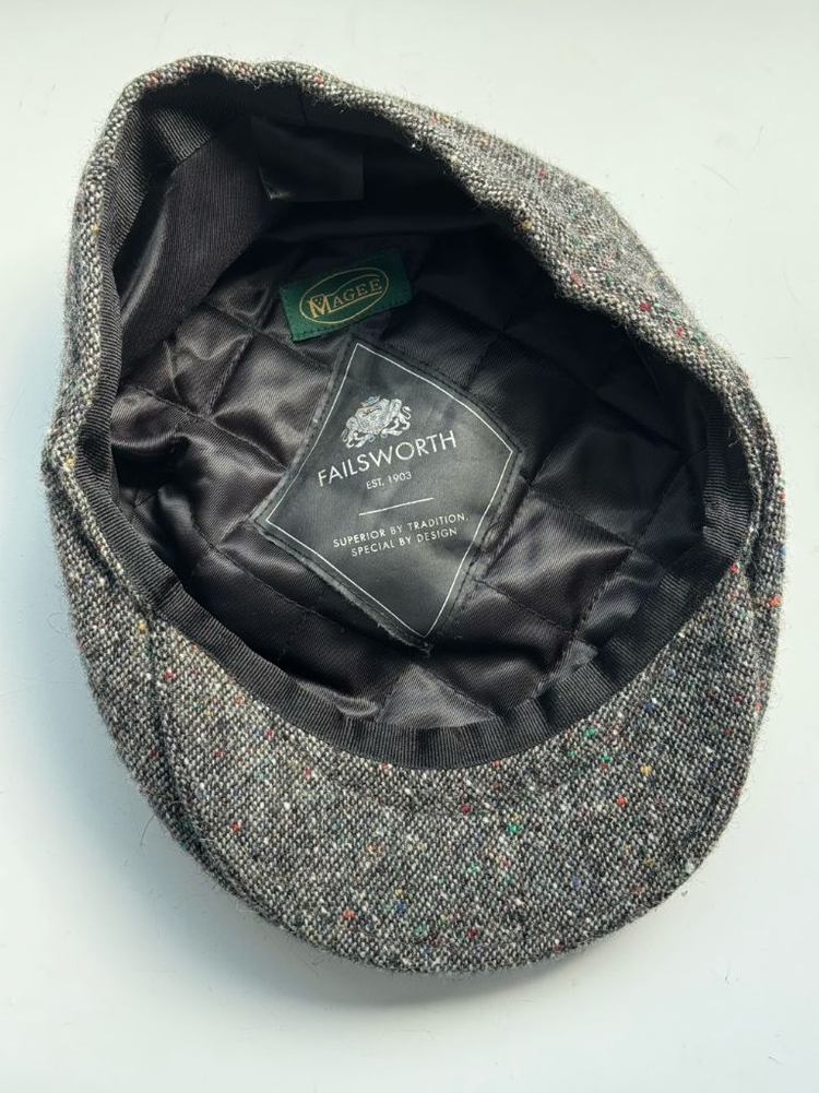 영국 Failsworth Magee 트위드 헌팅캡 58cm 이미지