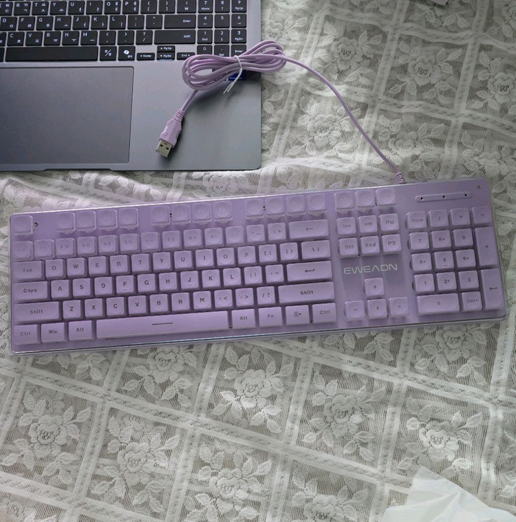 보라 유선 키보드 새상품--2