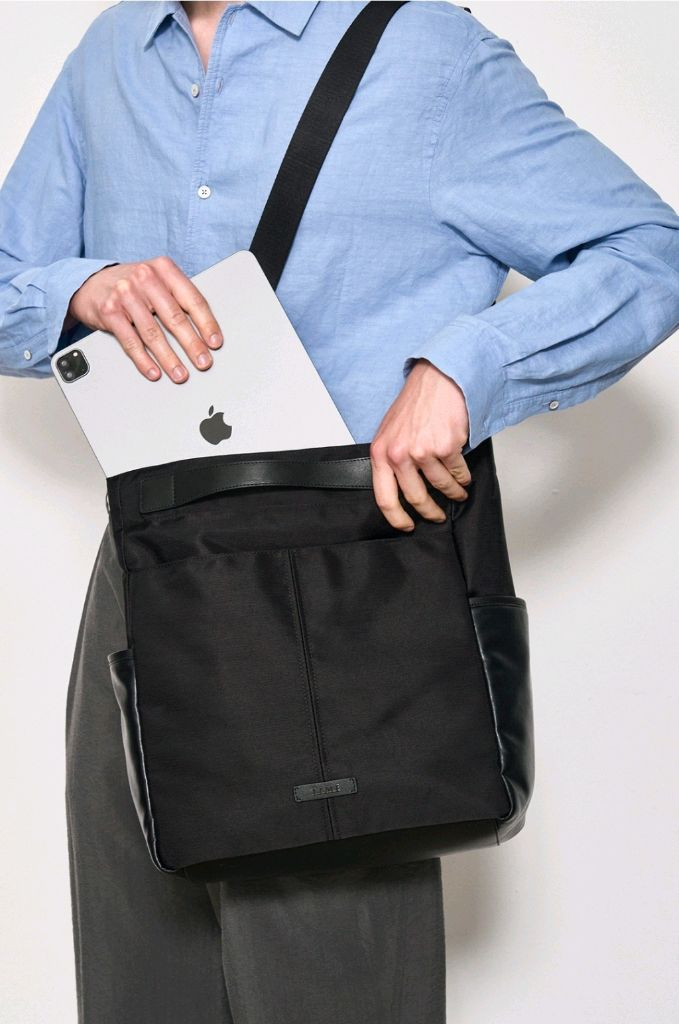 [정품] 타임옴므 25ss 남성 유틸리티 멀티포켓 토트백 크로스백 이미지