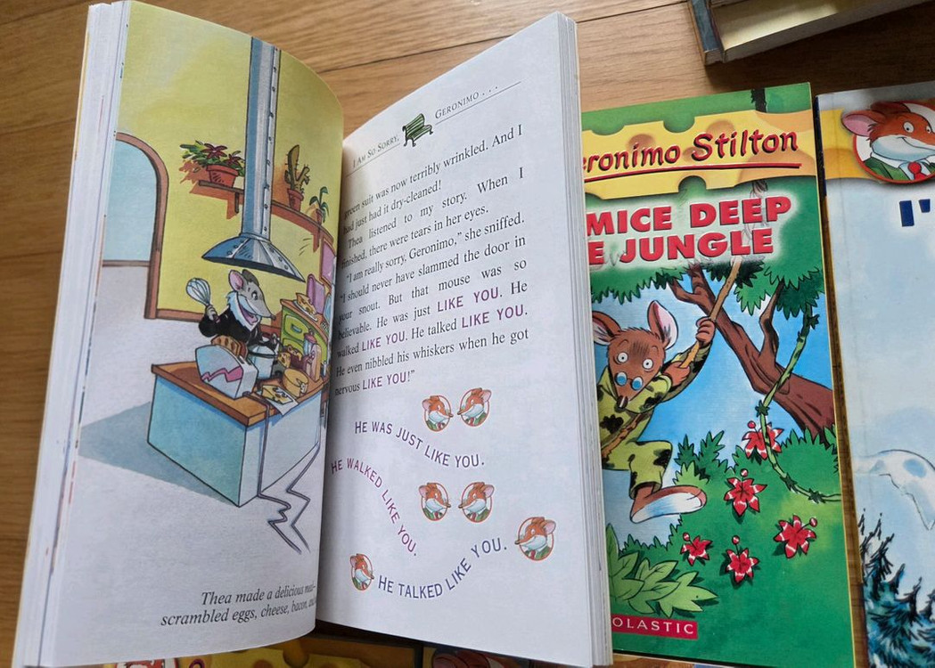 영어책 23권 네이트 더 그레이트, 제로니모 스틸턴, 미스 데이지 이즈 크레이지 등 오디오북--4