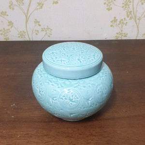 한국양봉 생꿀 고가구 도자기 꿀 보관통 판매해요 이미지