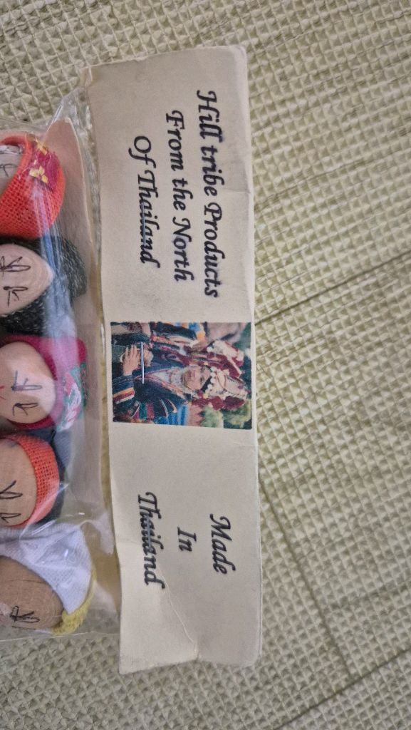 태국 전통인형 연필세트--1