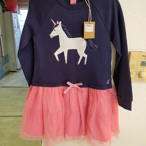 쥴스키즈 스팽클 원피스 6y 미착용