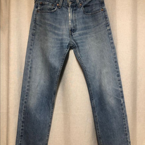 리바이스 505 레귤러핏 데님 팬츠 W32