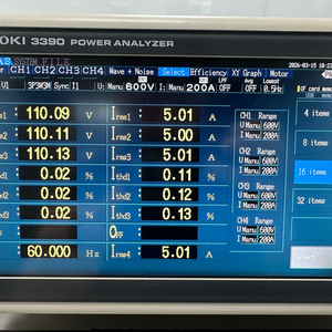 히오키 hioki 전력분석기 3390 이미지