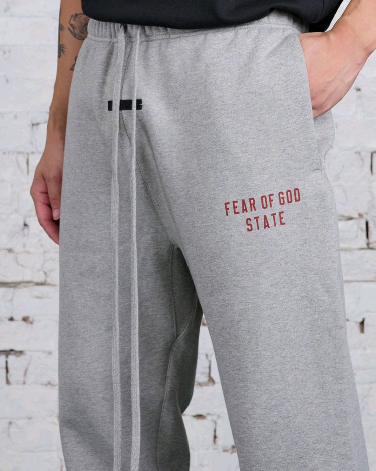 [xs] 피어오브갓 피오갓 에센셜 스테이트 스웻팬츠 그레이 이미지