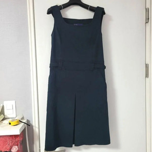 올리브 멜빵 나시 원피스 이미지