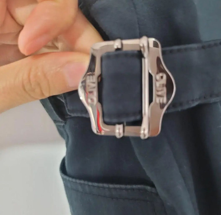 올리브 멜빵 나시 원피스 이미지