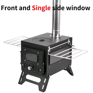 캠핑용 유리화로 화목 난로 - 새상품 이미지