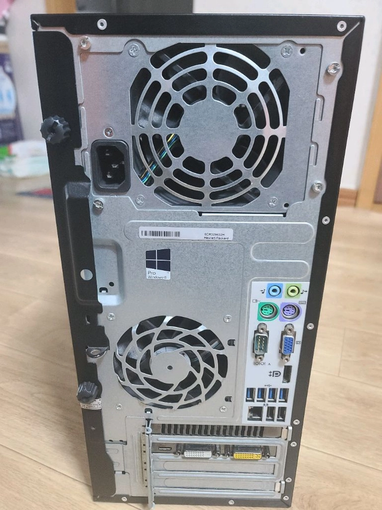 HP i5본체, 삼성 27인치 커브드 모니터 이미지