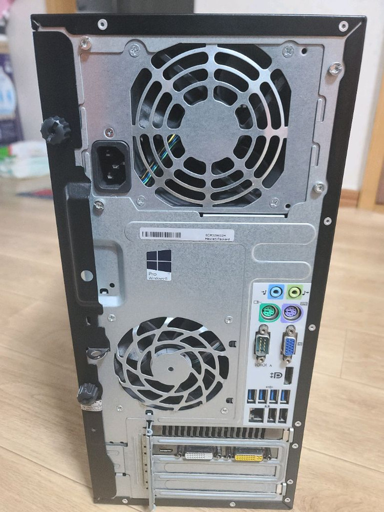 HP i5본체, 삼성 27인치 커브드 모니터 이미지
