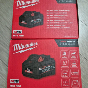 밀워키 포지 M18FB8 배터리