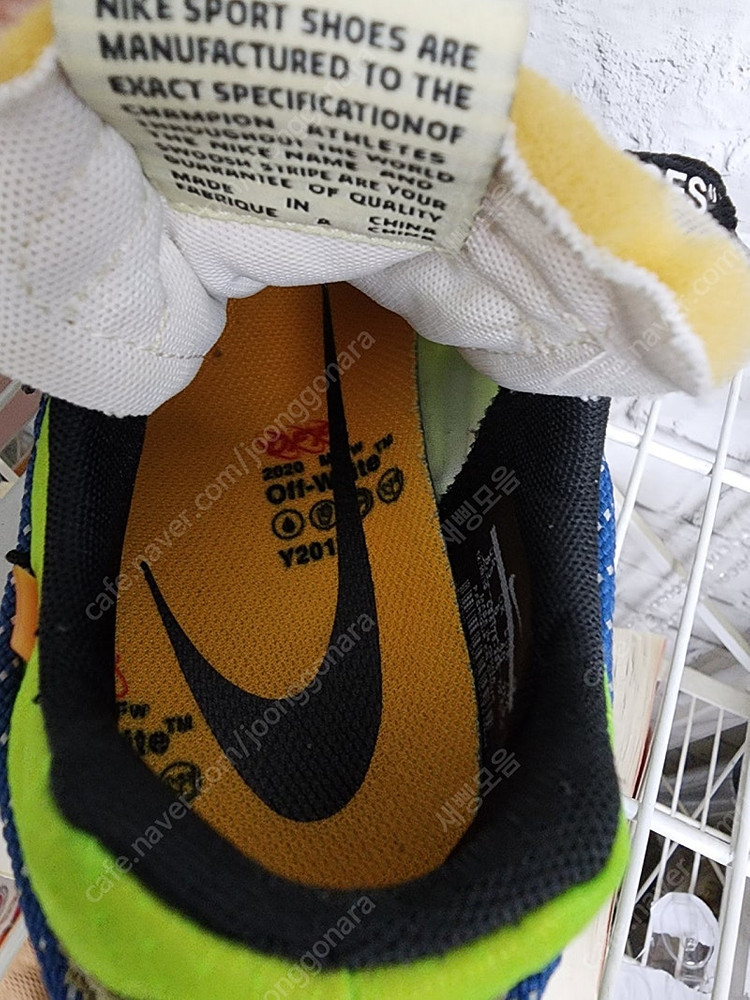 나이키 운동화 250 오프화이트 줌 테라 카이거5 런닝화 HA81 이미지