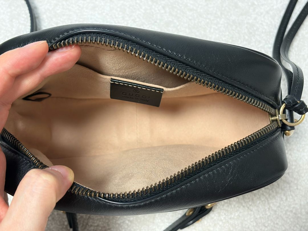 구찌 마몬트 마틀라세 미니 체인 크로스백 (448065) 이미지