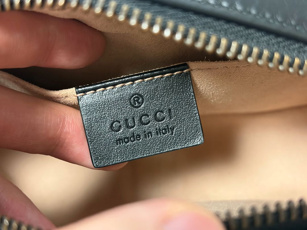 구찌 마몬트 마틀라세 미니 체인 크로스백 (448065) 이미지