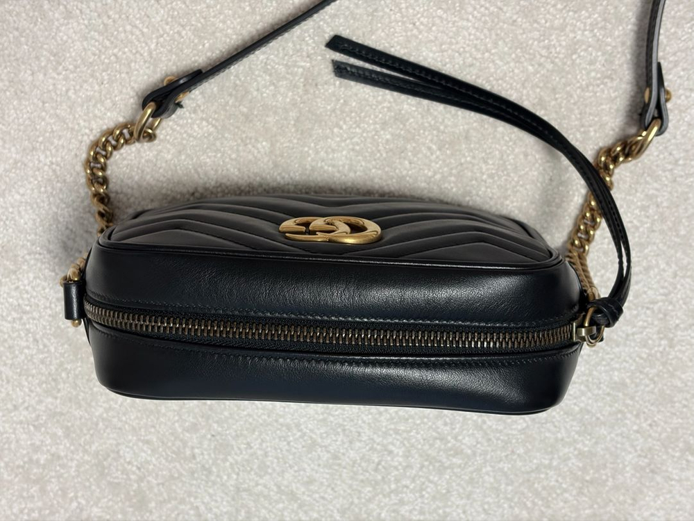 구찌 마몬트 마틀라세 미니 체인 크로스백 (448065) 이미지