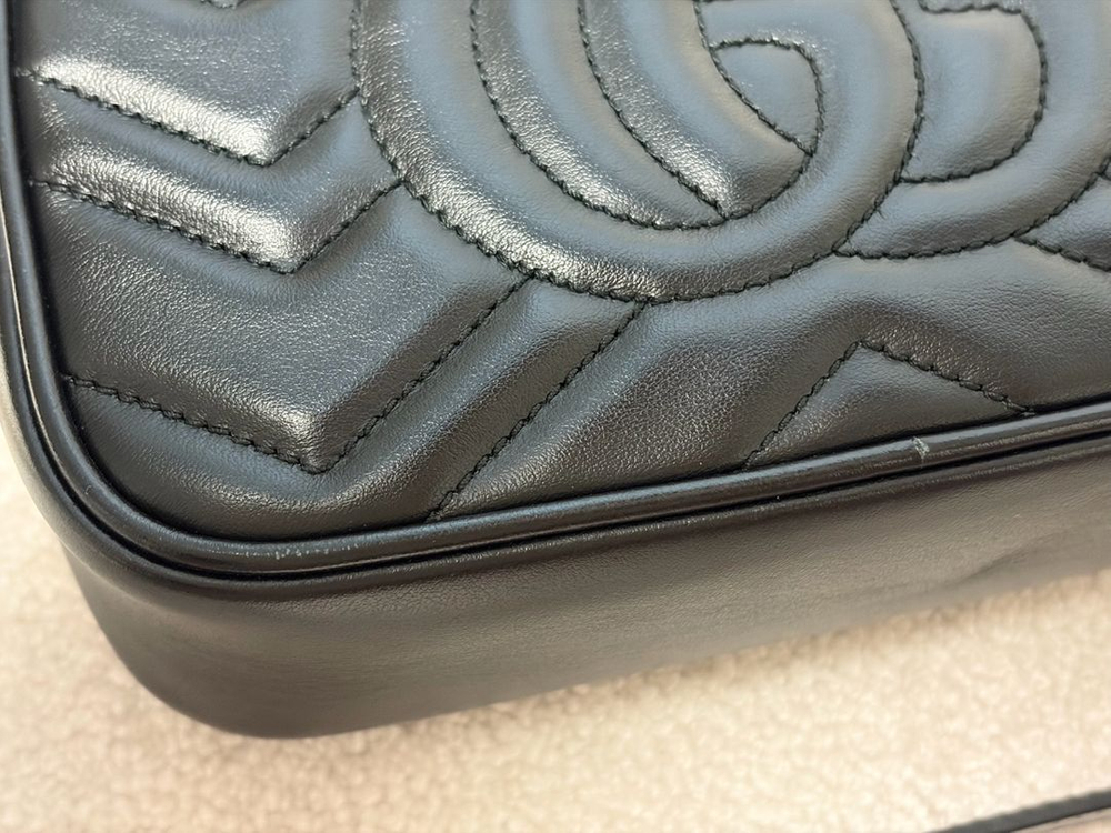 구찌 마몬트 마틀라세 미니 체인 크로스백 (448065) 이미지