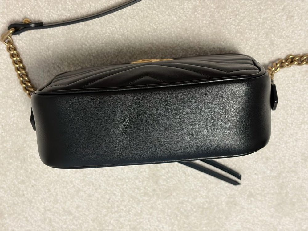 구찌 마몬트 마틀라세 미니 체인 크로스백 (448065) 이미지