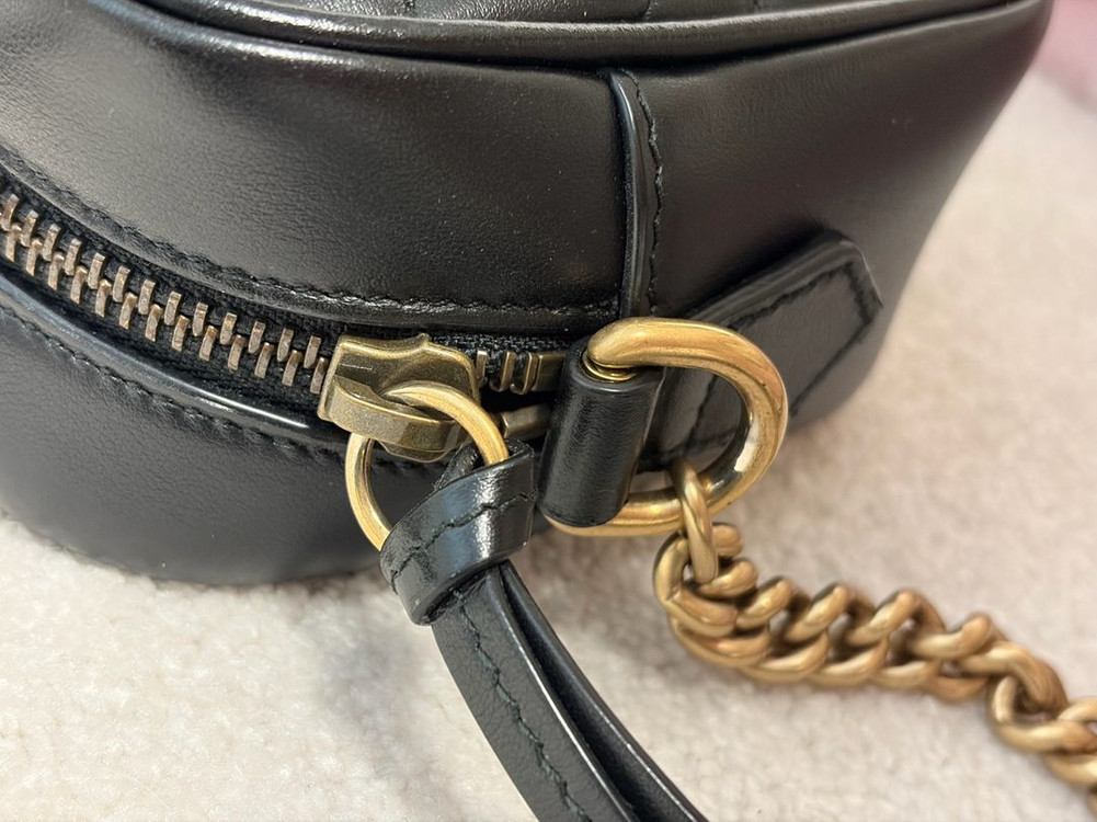 구찌 마몬트 마틀라세 미니 체인 크로스백 (448065) 이미지