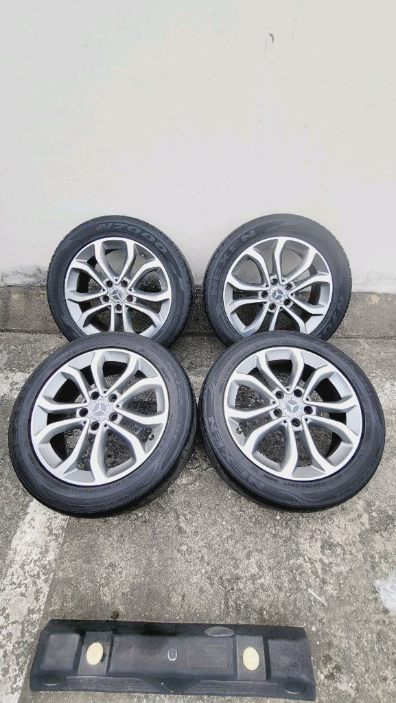 벤츠c클라스 휠 타이어세트 이미지