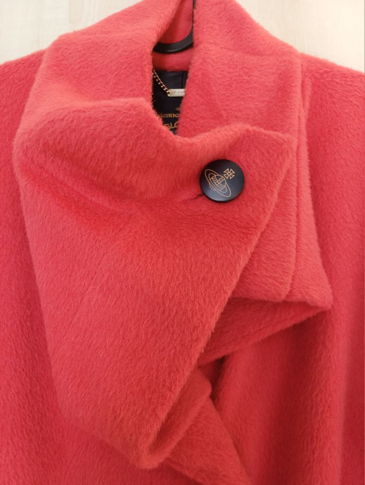 정품)비비안웨스트우드 알파카 코트--2