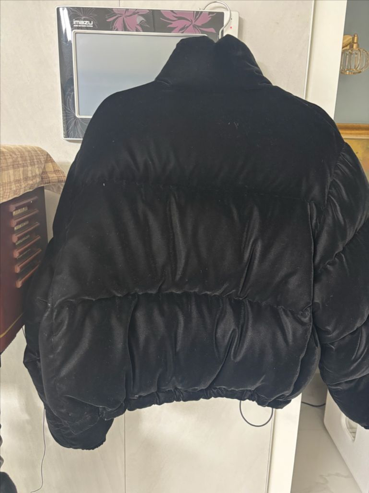 라두나 벨벳 구스다운 (거위털)패딩 자켓55 (S)가격내림(가격고정) 이미지