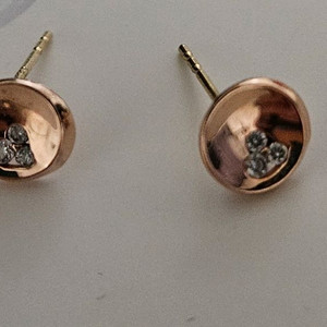 14k귀걸이 로즈골드/ 최상