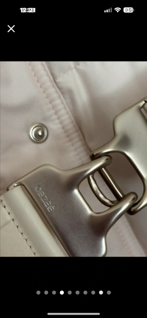 오브제 밍크구스다운 롱패딩 이미지