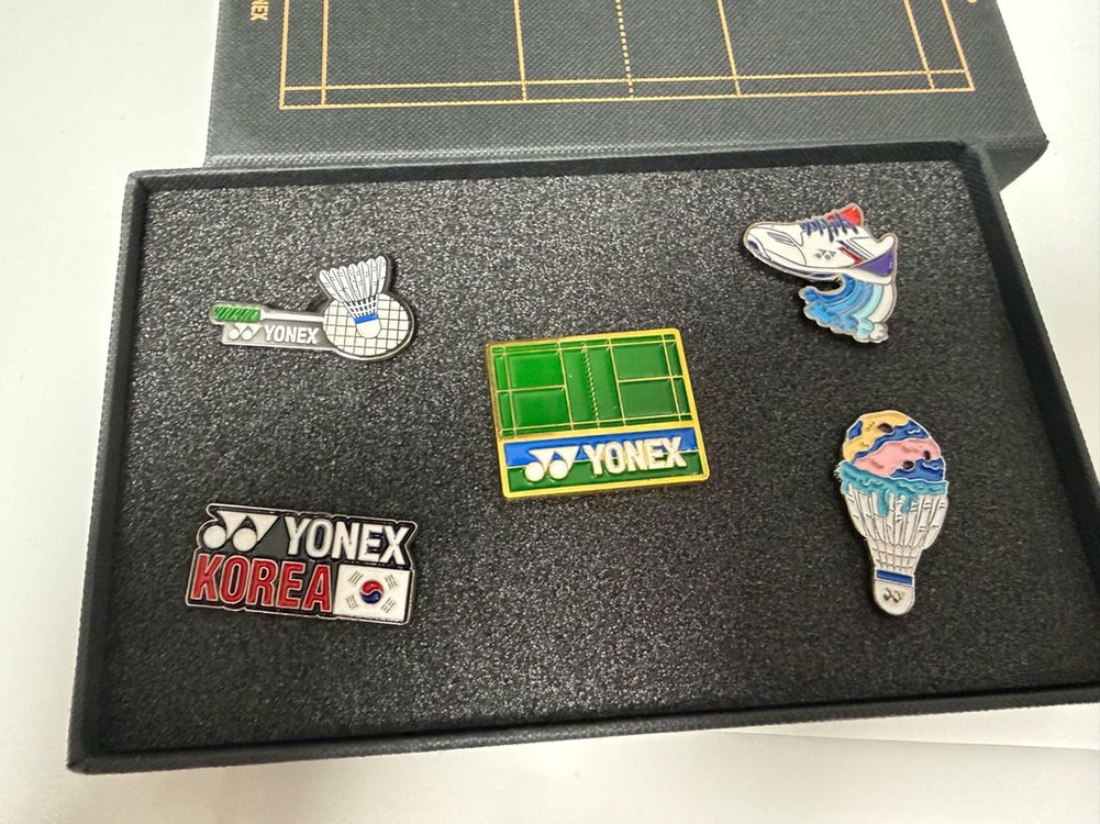 요넥스 스페셜 뱃지 5종 세트--1