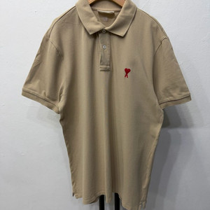 정품) 아미 남성 스몰 하트 로고 반팔 폴로티 XL 이미지