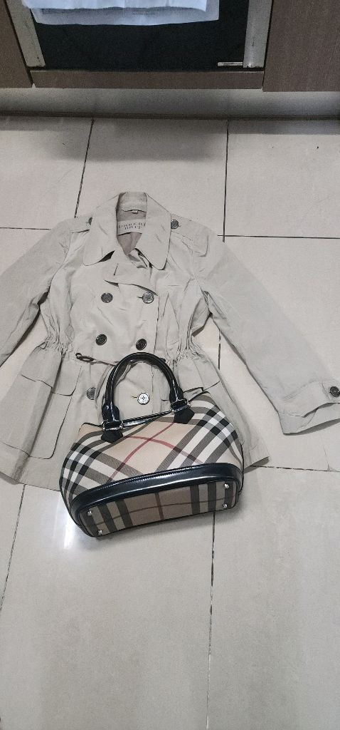 버버리 BURBERRY 여성 사파리코트 66~--1