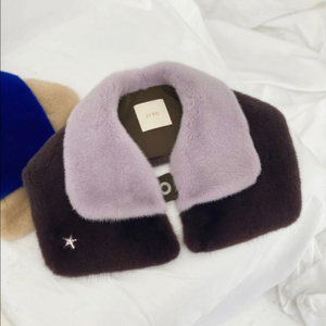 지요 밍크 더블 카라