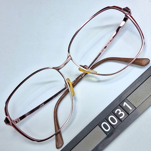 00s 일본 빈티지 CAMIL 여성용 핑크 티타늄 안경테 56mm 레트로 클래식 앤틱 y2k 수입 패션 아이웨어