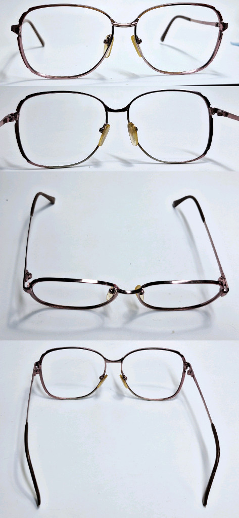 00s 일본 빈티지 CAMIL 여성용 핑크 티타늄 안경테 56mm 레트로 클래식 앤틱 y2k 수입 패션 아이웨어--8