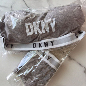 DKNY 브라 + 팬티 세트 그레이 이미지