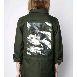 쟈딕앤볼테르 카키 테클야상 55~66