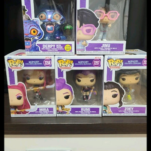 완~전 새거!!! 케데헌(케이팝데몬헌터스) 피규어 5종 싸게 팝니다!!!