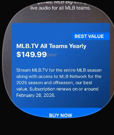 mlb tv 연회원 시즌권 전구단 피씨+모바일--1