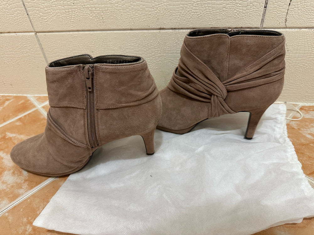 일본 백화점 구매 스웨이드 앵글부츠 240 (245)--2