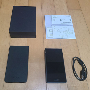 소니 NW-ZX707 워크맨 정품 케이스 포함