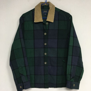 랄프로렌폴로 키즈 코듀로이 카라 체크 자켓 12Y 이미지