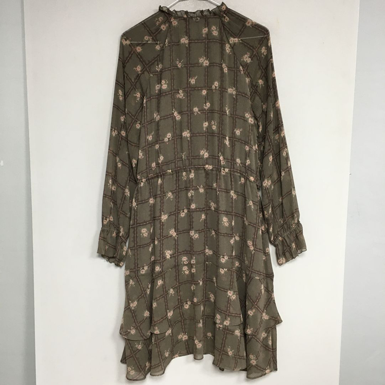 써스데이아일랜드 체크 쉬폰 원피스 M 이미지