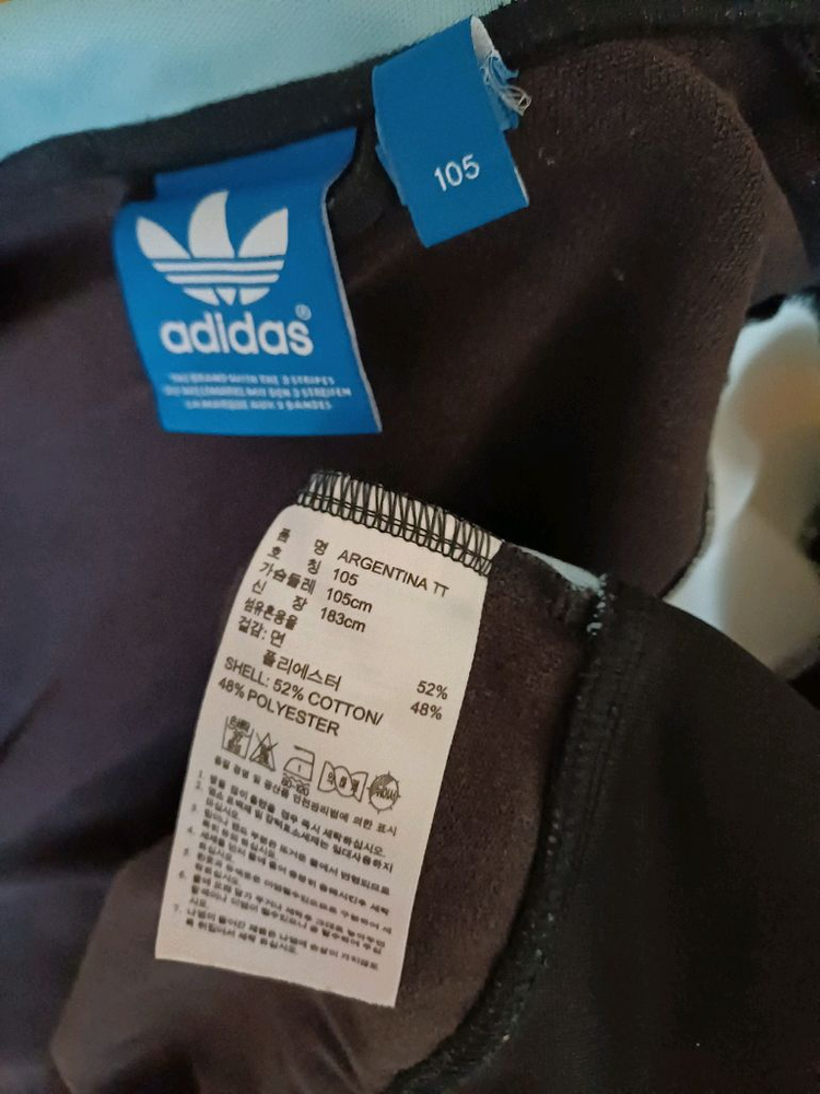 아디다스 아르헨티나 트랙탑 105 판매합니다. 이미지